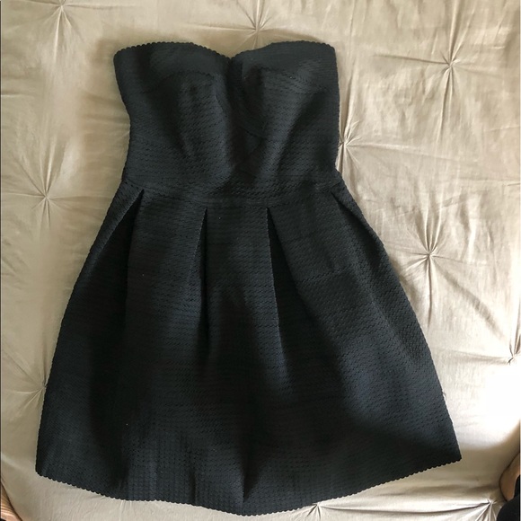 Aqua strapless black dress - Picture 2 of 3